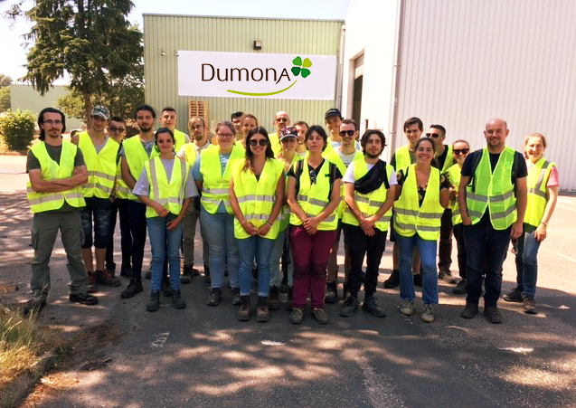 Visite de notre site d’Anneville-Ambourville par les étudiants du CFA de Seine Maritime